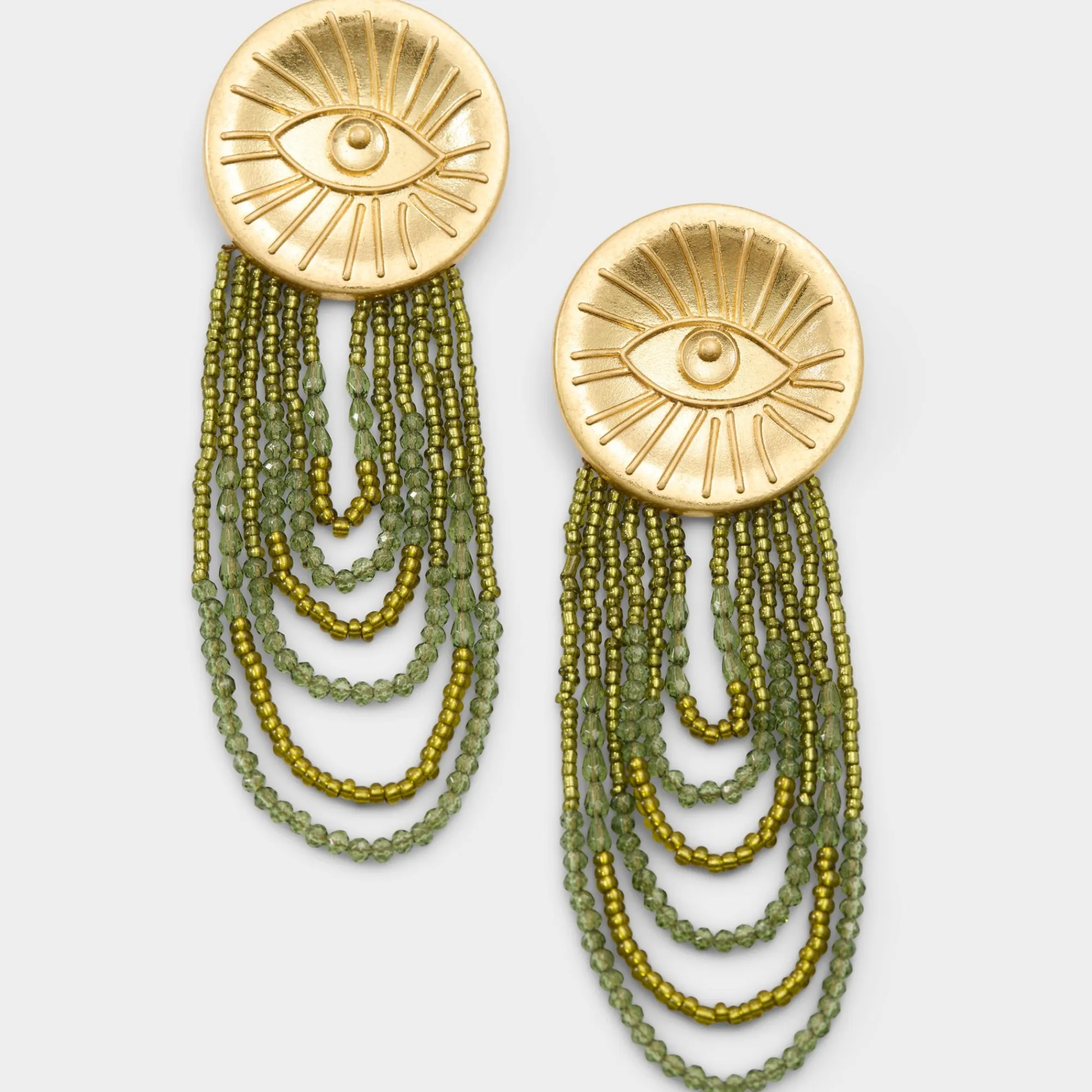 Water Resistant Jewelry|Earrings^ALDO Eyeconic Green