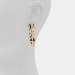 Accessories|Earrings^ALDO Feathers Gold/clear multi