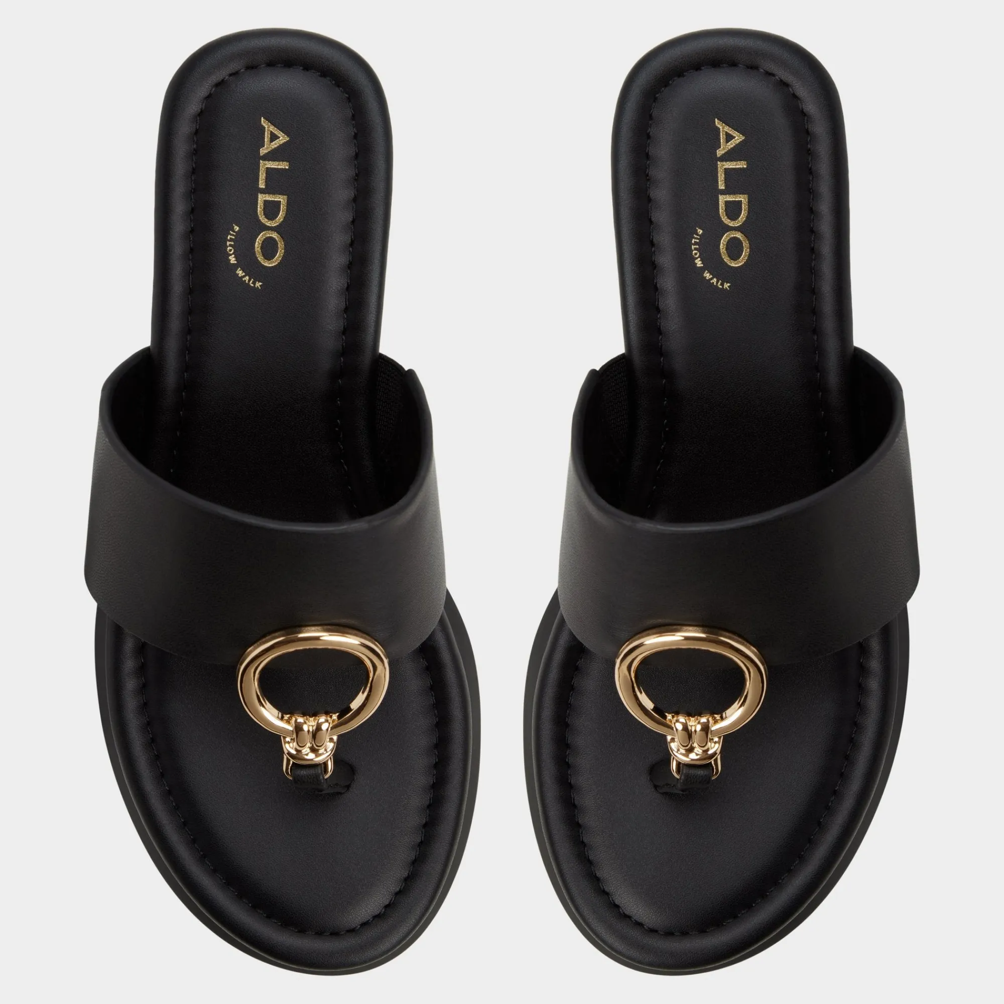 Flat Sandals^ALDO Friegan Black
