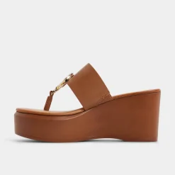 Flat Sandals^ALDO Friegan Medium brown