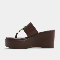 Flat Sandals^ALDO Friegan Dark brown