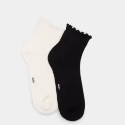 Accessories|Socks & Tights^ALDO Frilluxe Black/White