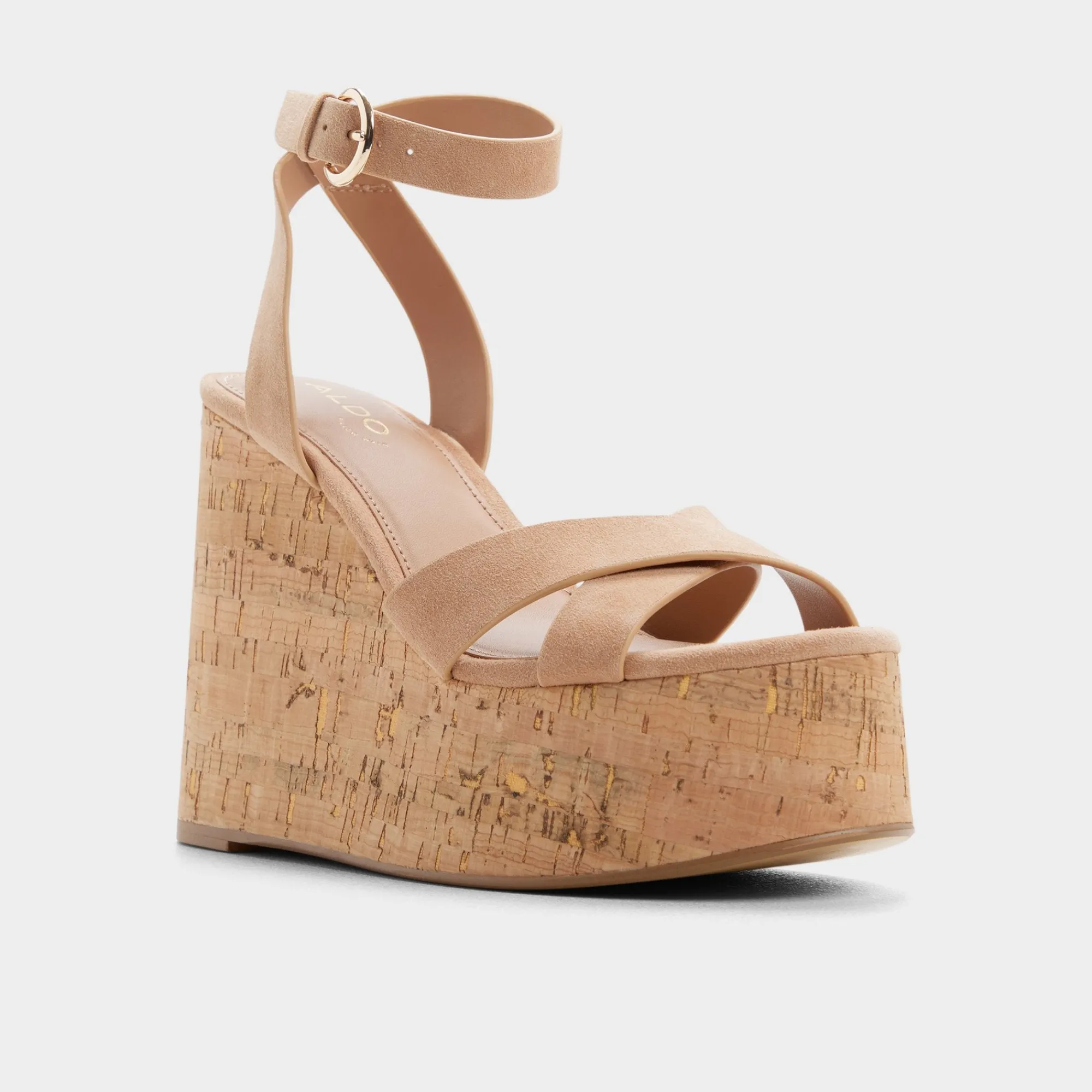 Wedge Sandals^ALDO Gabriana Medium brown
