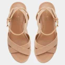 Wedge Sandals^ALDO Gabriana Medium brown