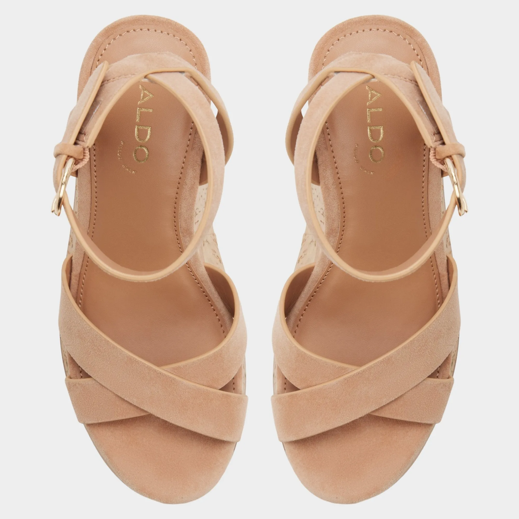 Wedge Sandals^ALDO Gabriana Medium brown