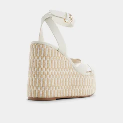 Wedge Sandals^ALDO Gabriana White/bone