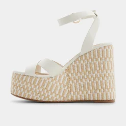 Wedge Sandals^ALDO Gabriana White/bone