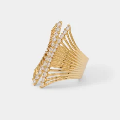 Accessories|Rings^ALDO Glimmery Gold/clear multi