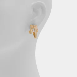 Earrings^ALDO Glitzys Gold/clear multi