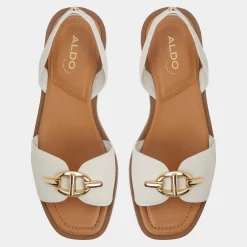Flat Sandals^ALDO Goassi White/bone