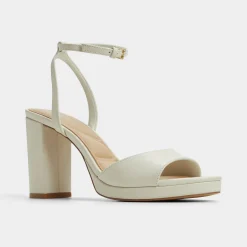 Platform Heels|Block Heels^ALDO Gracious White/Bone