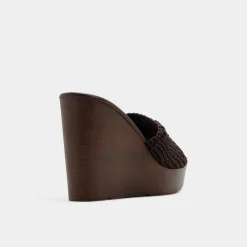 Wedge Sandals^ALDO Grounded Dark brown