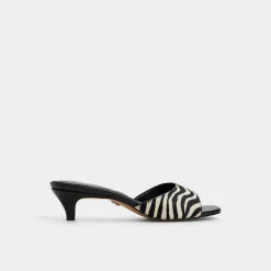Mules|Kitten Heels^ALDO Haeden White/black
