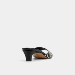 Mules|Kitten Heels^ALDO Haeden White/black