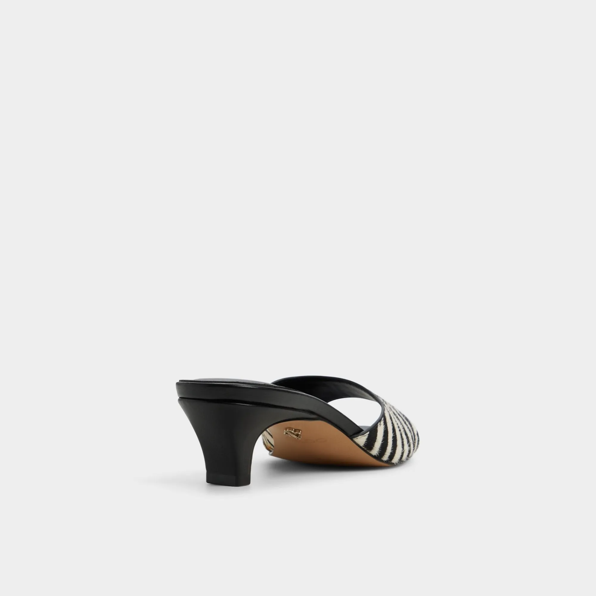 Mules|Kitten Heels^ALDO Haeden White/black