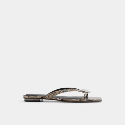 Flat Sandals^ALDO Iliria White/black