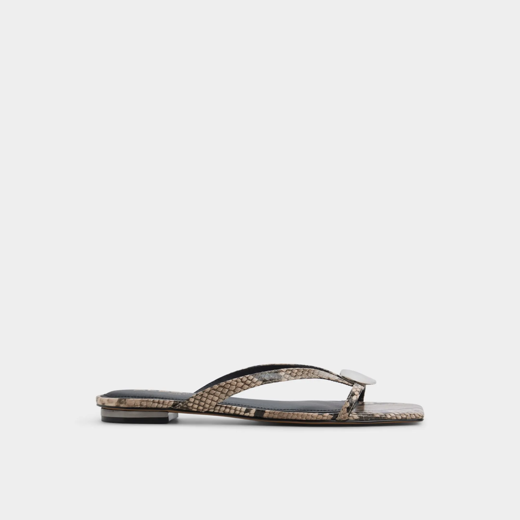 Flat Sandals^ALDO Iliria White/black