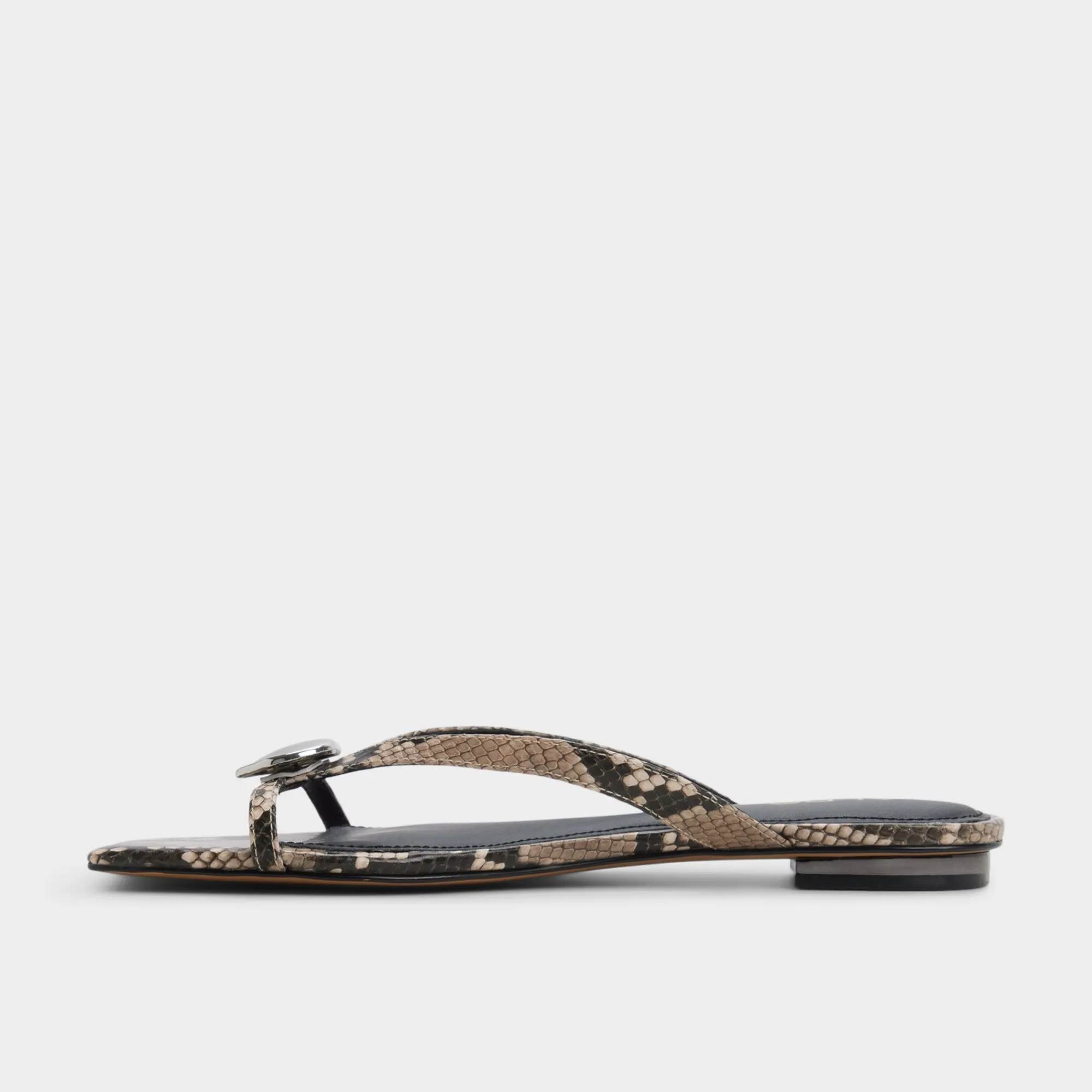 Flat Sandals^ALDO Iliria White/black