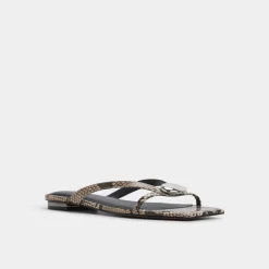 Flat Sandals^ALDO Iliria White/black
