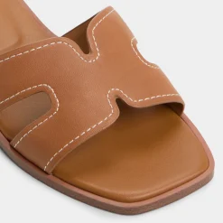 Flat Sandals^ALDO Itsandal Medium brown