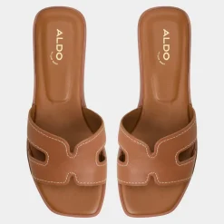 Flat Sandals^ALDO Itsandal Medium brown