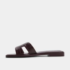 Flat Sandals^ALDO Itsandal Bordo