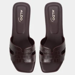 Flat Sandals^ALDO Itsandal Bordo