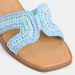 Flat Sandals^ALDO Itsandal Blue Combo