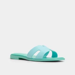 Flat Sandals^ALDO Itsandal Turquoise