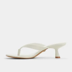 Thong Sandals|Kitten Heels^ALDO Jump White/bone