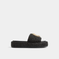 Platform Heels^ALDO Justbeachy Black