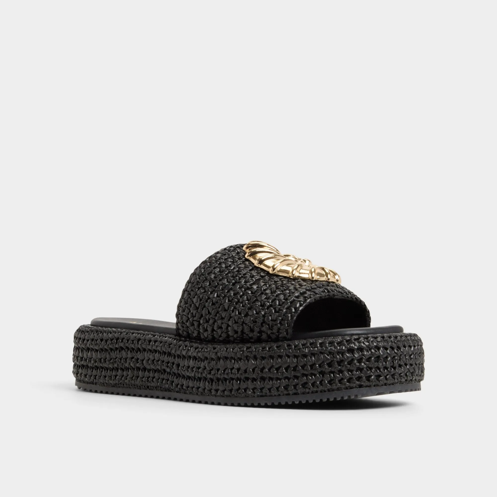 Platform Heels^ALDO Justbeachy Black
