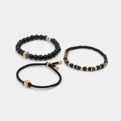 Accessories^ALDO Justin Black/gold multi