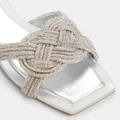 Flat Sandals^ALDO Karlina Silver
