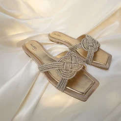 Flat Sandals^ALDO Karlina Gold