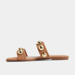 Flat Sandals^ALDO Katalena Medium Brown