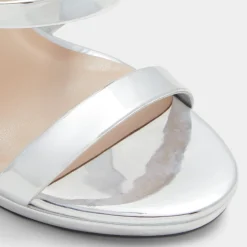 Platform Heels^ALDO Katswirl Silver
