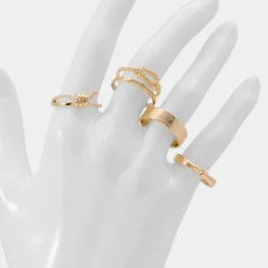 Accessories|Rings^ALDO Knotta Gold/Clear Multi