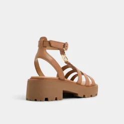 Platform Heels^ALDO Lamington Medium Brown