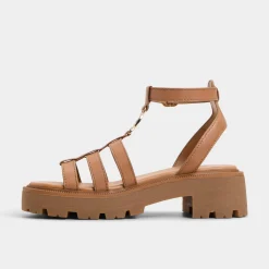 Platform Heels^ALDO Lamington Medium Brown