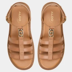 Platform Heels^ALDO Lamington Medium Brown