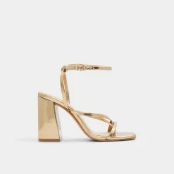 Block Heels^ALDO Laurader Gold