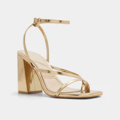 Block Heels^ALDO Laurader Gold