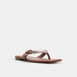 Thong Sandals|Flat Sandals^ALDO Leonnia Medium brown