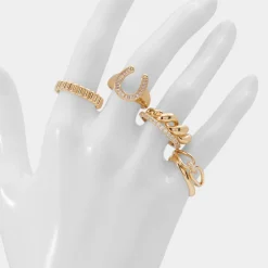 Accessories|Rings^ALDO Luckyrings Gold/Clear Multi
