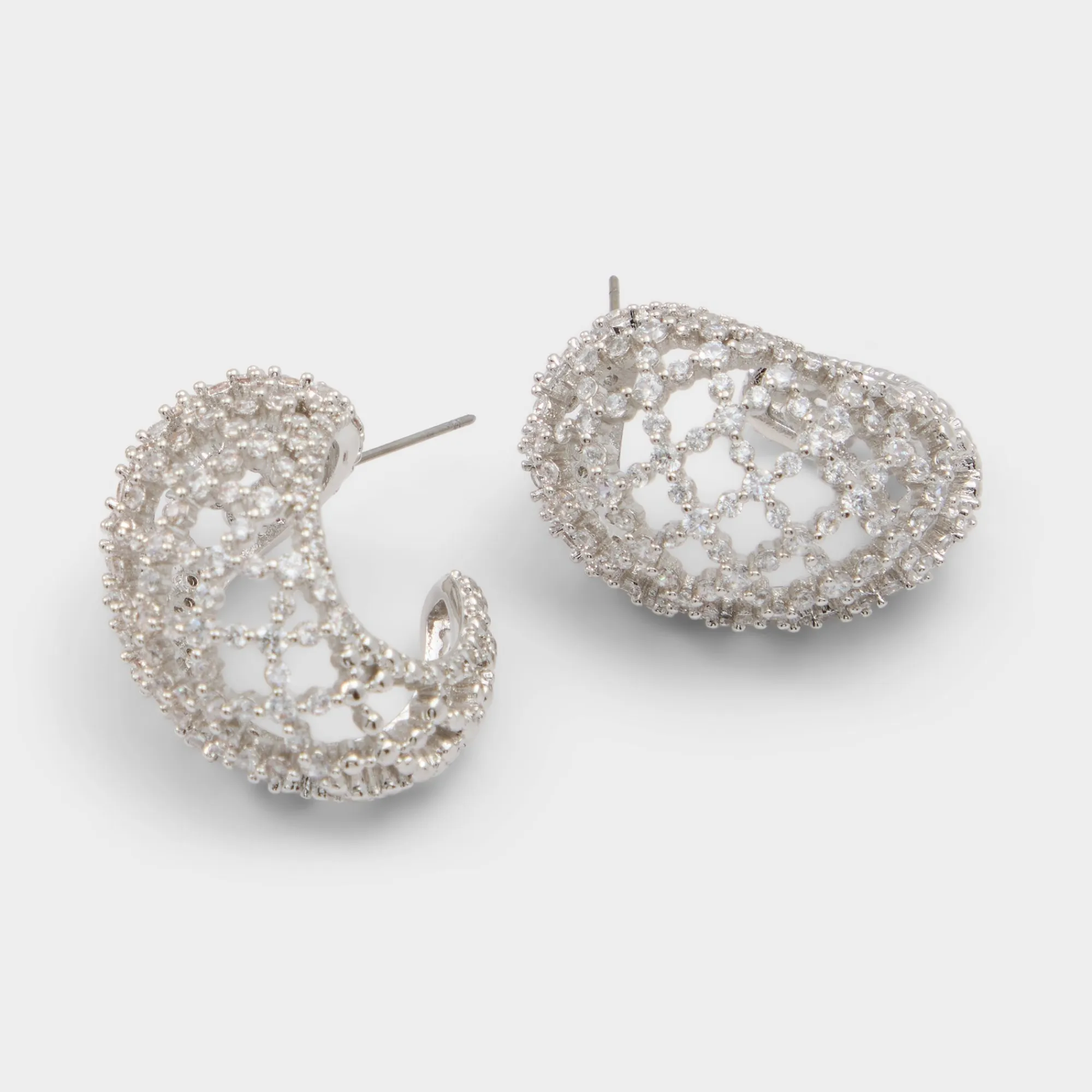 Accessories|Earrings^ALDO Mairah Silver/clear multi