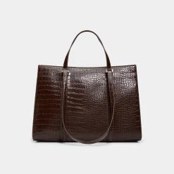 Bags|Tote & Satchel Bags^ALDO Ninetofivee Dark Brown