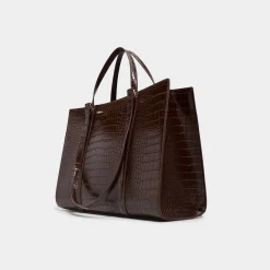 Bags|Tote & Satchel Bags^ALDO Ninetofivee Dark Brown