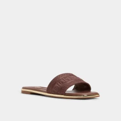 Flat Sandals^ALDO Oceania Medium Brown