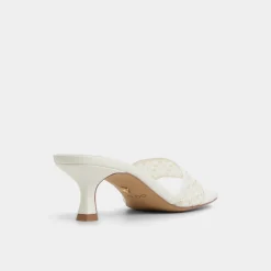 Mules^ALDO Pearlia White